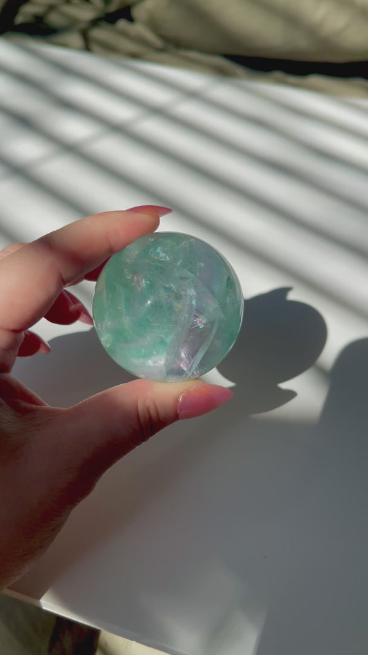 HQ Green Fluorite Sphere